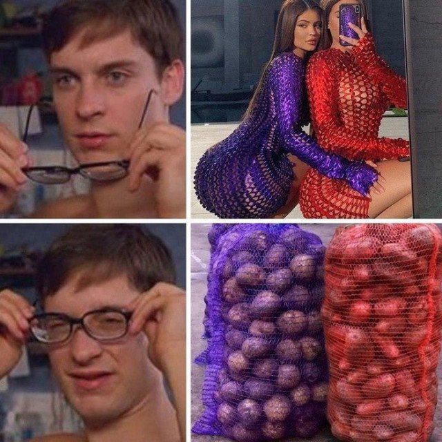 Показалось, что два мешка картошки это девушки