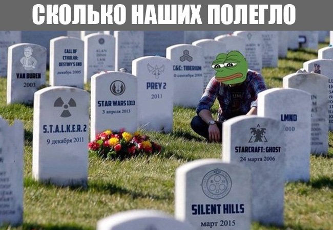 Гладбище из игр, сколько наших полегло