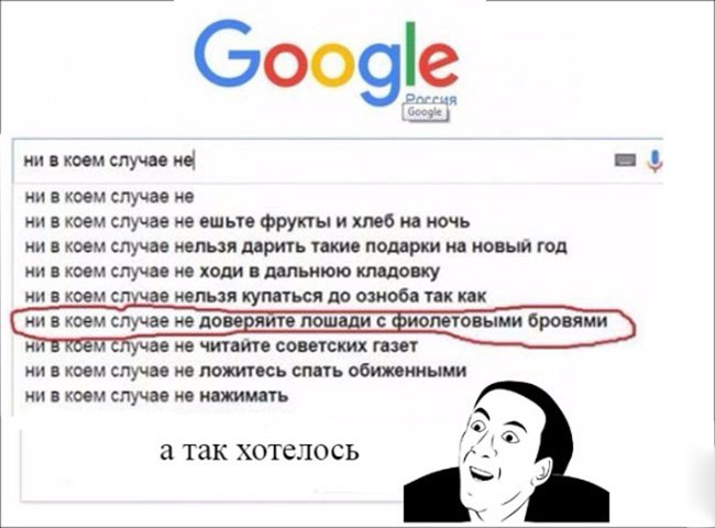 Не доверяйте лошпди с фиолетовыми бровями