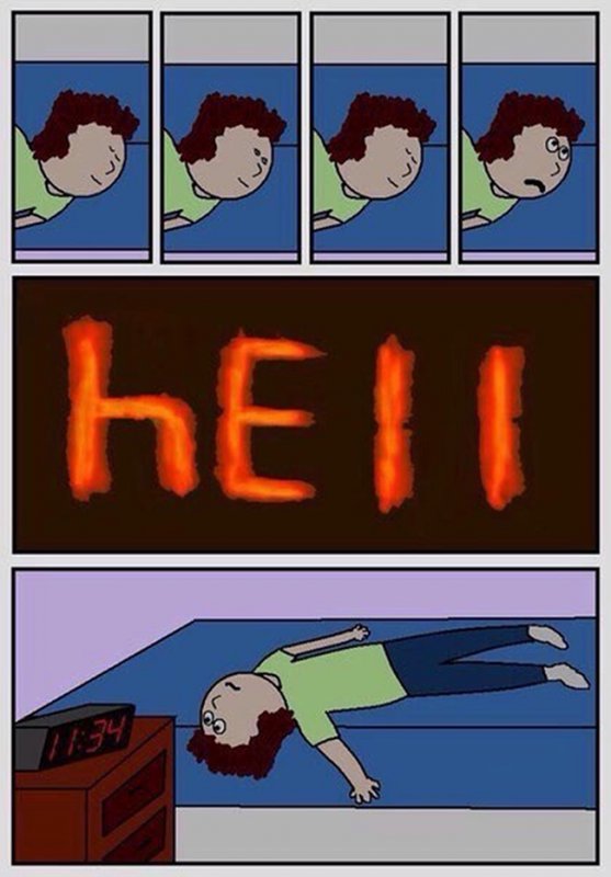 Посмотрел на часы, а там - hell