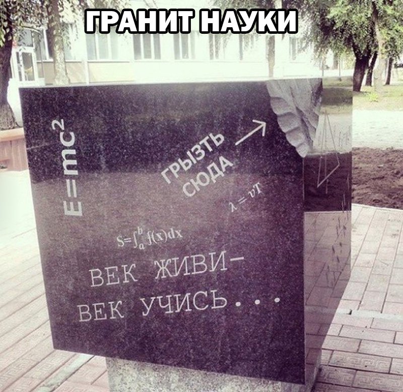 Гранит науки картинки прикольные