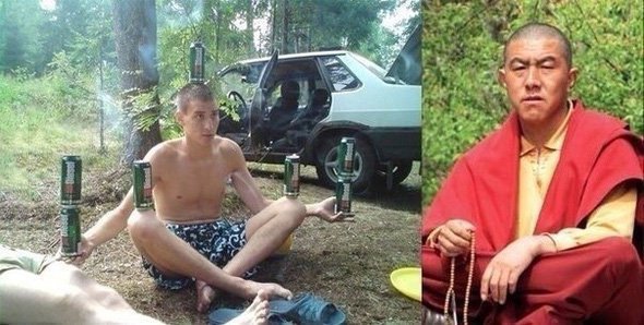 Сравнения русского и монаха