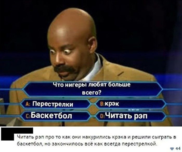 Что любят негры больше всего, баскетбол и рэп