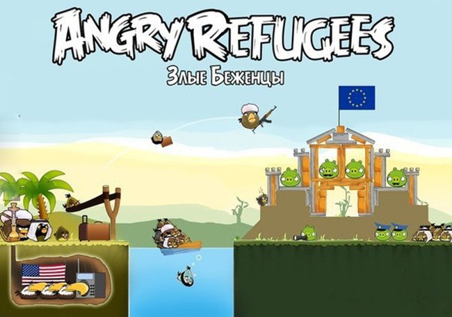 Новая игра Angry Refugees, злые беженцы