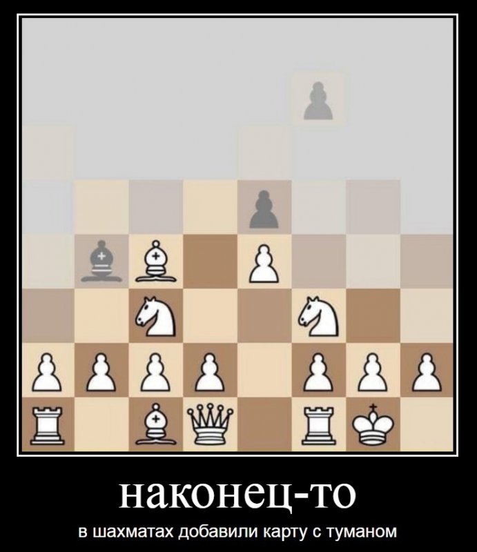 В шахматах добавили туман войны