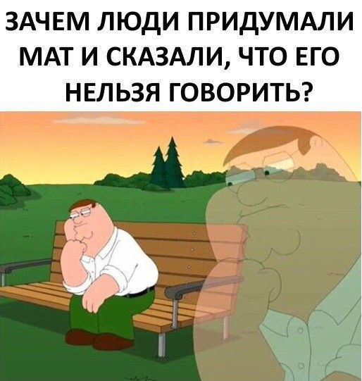 Зачем люди придумали мат, ведь его нельзя говорить