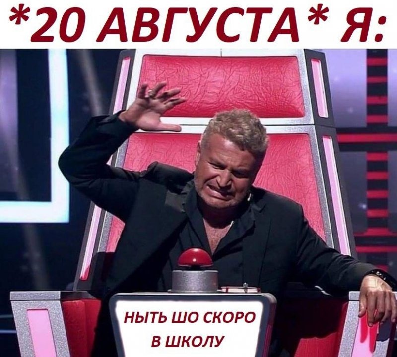Наступило 20 августа - ною, что скоро в школу